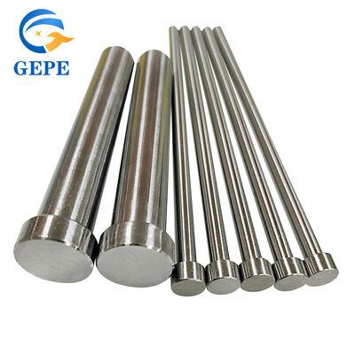 SKD61 Full Hard Flat Ejector Pin , Punch Ejector Pins Hardened Nitriding Mould Support Pin