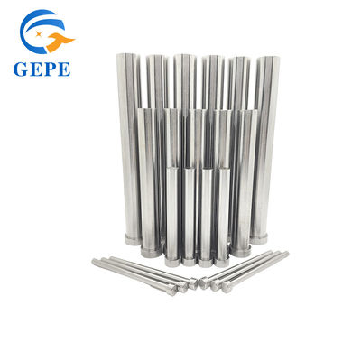 SKD61 Full Hard Flat Ejector Pin , Punch Ejector Pins Hardened Nitriding Mould Support Pin