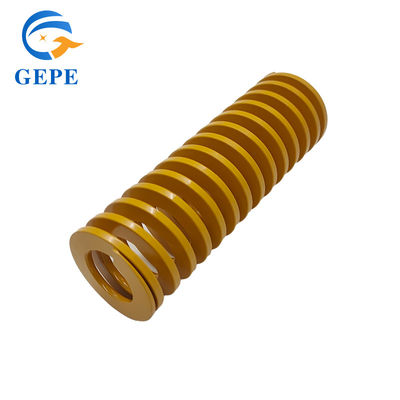 55CrSi Yellow Light Load Spring For Plastic Mold / Die Casting Mold