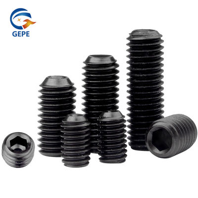 DIN916 Black Oxide Hex Nuts And Bolts Set Carbon Steel Grade 12.9 33H 45H
