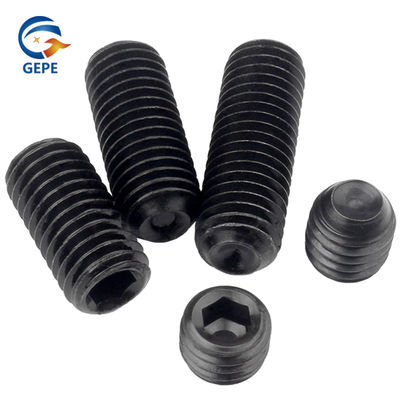 DIN916 Black Oxide Hex Nuts And Bolts Set Carbon Steel Grade 12.9 33H 45H
