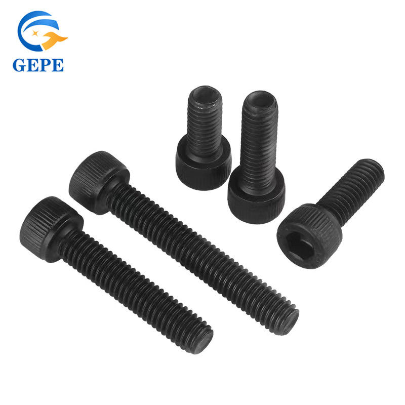 DIN912 Nuts And Bolts Black Hexagon Socket Screw Alloy Hexagon Socket Head Cap Screw Hex Bolt