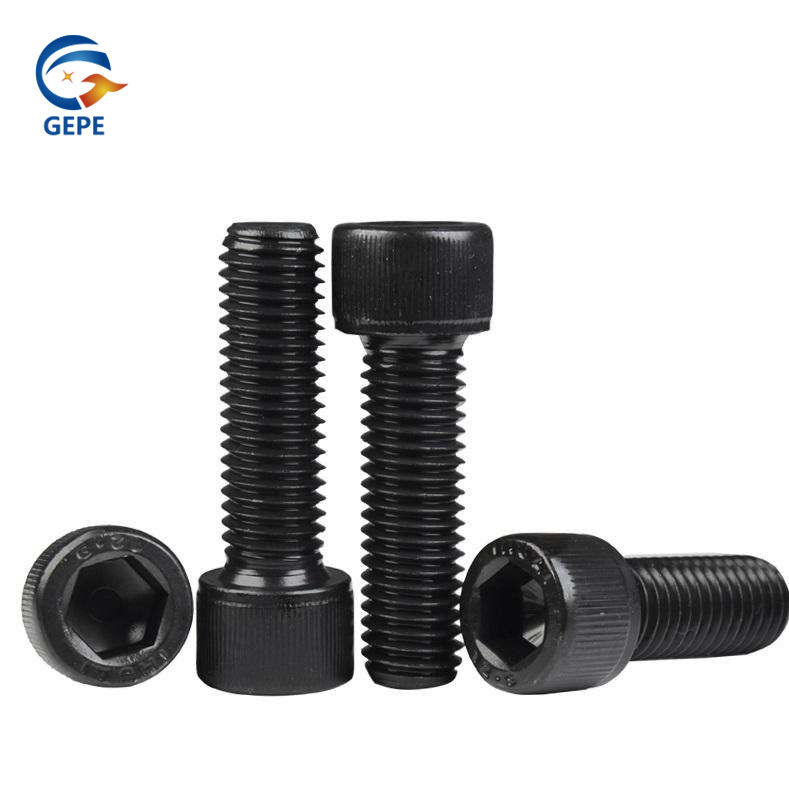 Black Oxide Hexagonal Allen Socket Screws Grade 12.9 Hex Socket Bolts Cap Head Screw