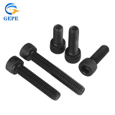DIN912 Nuts And Bolts Black Hexagon Socket Screw Alloy Hexagon Socket Head Cap Screw Hex Bolt